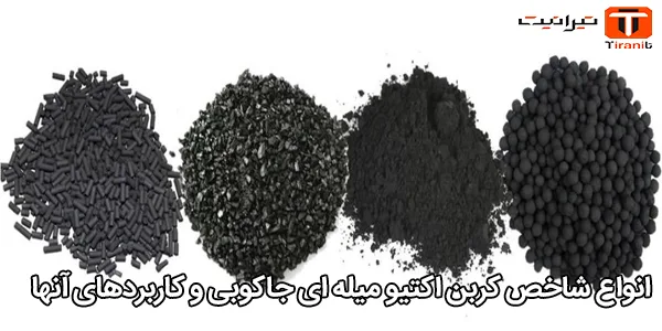 انواع شاخص کربن اکتیو میله‌ ای جاکوبی و کاربردهای آنها