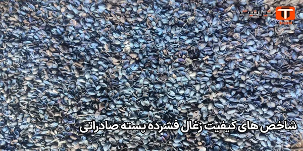 شاخص‌ های کیفیت زغال فشرده پسته صادراتی